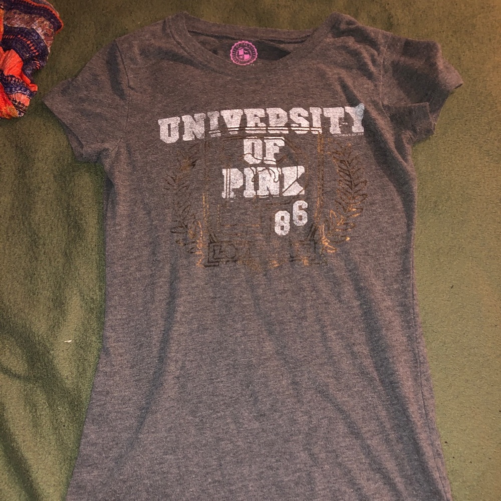 University of Pink Grey T-Shirt